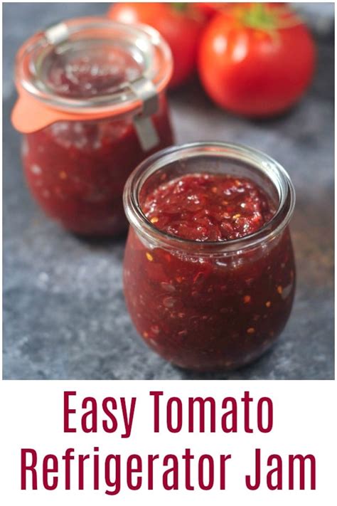 easy-tomato-refrigerator-jam-quick-recipe-spabettie image
