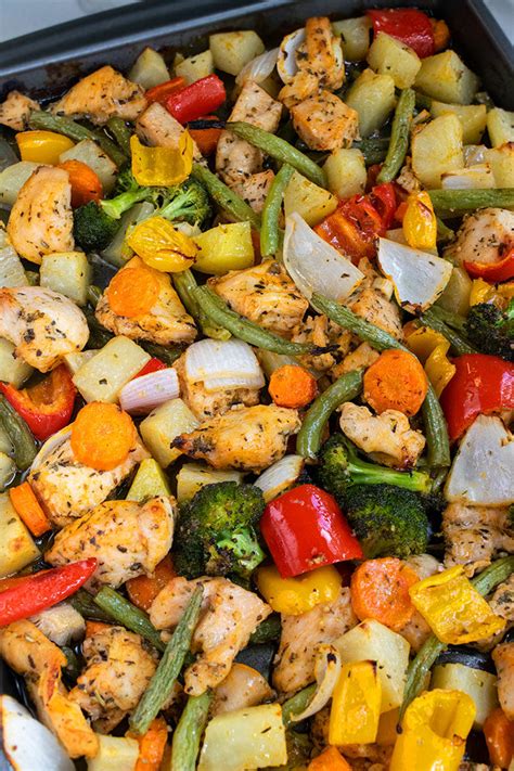 oven-roasted-chicken-and-vegetables-one-pan image