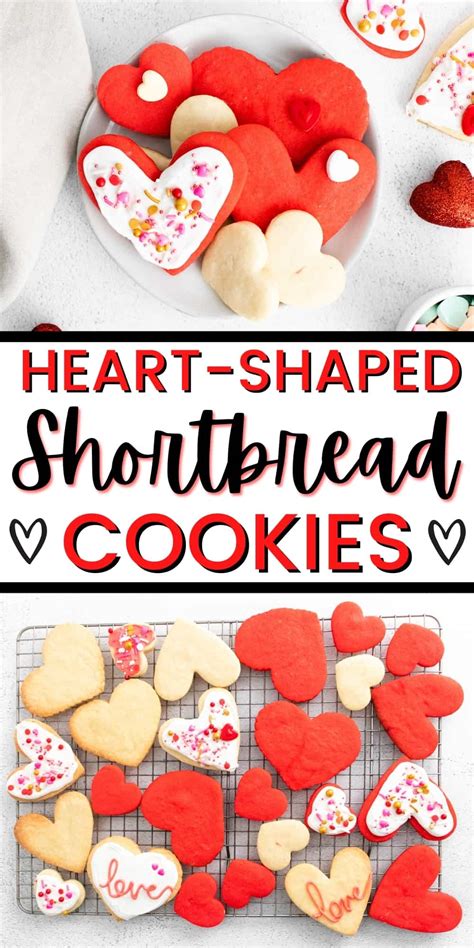 valentine-shortbread-heart-cookies-easy image