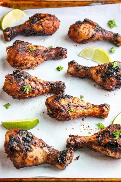 grilled-jerk-chicken-drumsticks-jamaican-bbq-the image