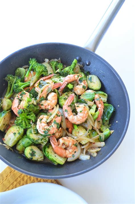 video-broccoli-and-brussels-sprouts-shrimp-stir-fry image