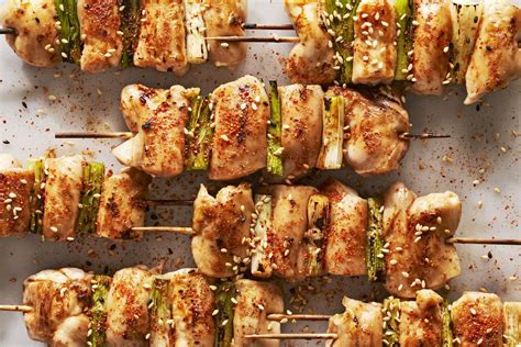 best-yakitori-grilled-chicken-skewers-recipe-delish image