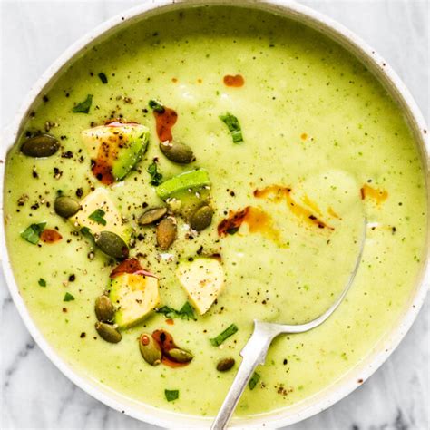 creamy-avocado-soup-10-minute-recipe-the-endless-meal image