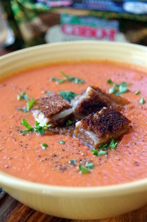easy-homemade-tomato-soup-recipe-with-grilled-cheese image