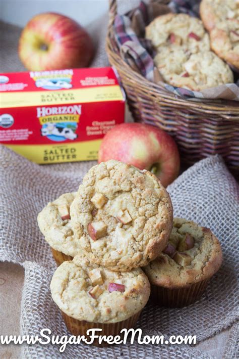 keto-low-carb-apple-cream-cheese-muffins-nut image