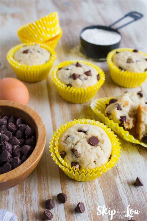 banana-chocolate-chip-muffins-super-moist-skip image