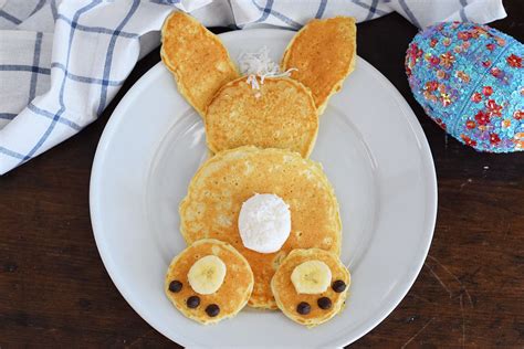 easter-bunny-pancakes-recipe-the-spruce-eats image
