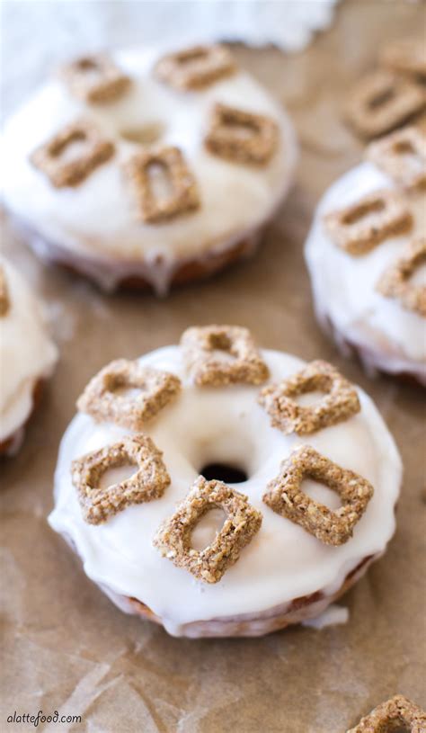 baked-cereal-and-milk-donuts-a-latte-food image