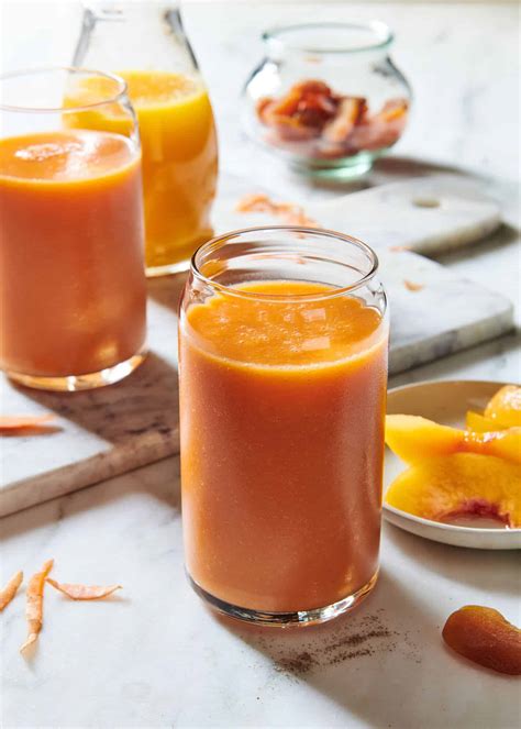 peach-apricot-carrot-smoothie-the-blender-girl image