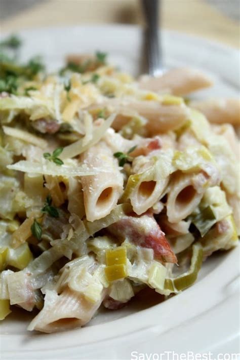 creamy-bacon-and-leek-pasta-savor-the-best image