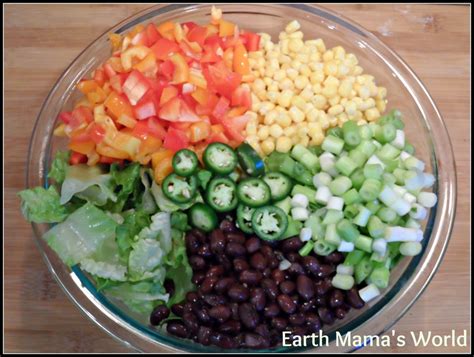 southwest-salad-with-creamy-cilantro-lime-dressing image