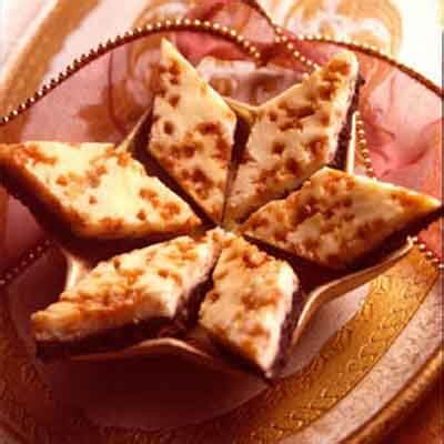 toffee-chip-cheesecake-bars-recipe-land-olakes image