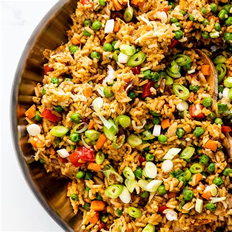 easy-rotisserie-chicken-fried-rice-simply-delicious image