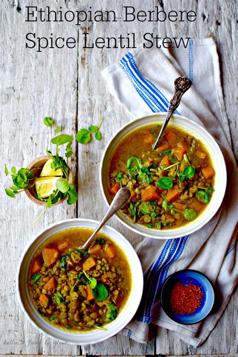berbere-spiced-ethiopian-lentil-stew-recipe-mesir image