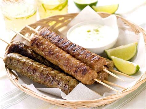 spicy-minced-lamb-kofta-kebab image
