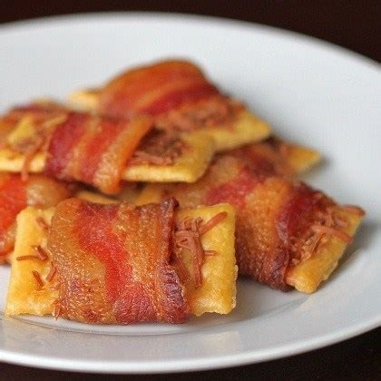 bacon-wrapped-club-crackers-recipe-myrecipes image
