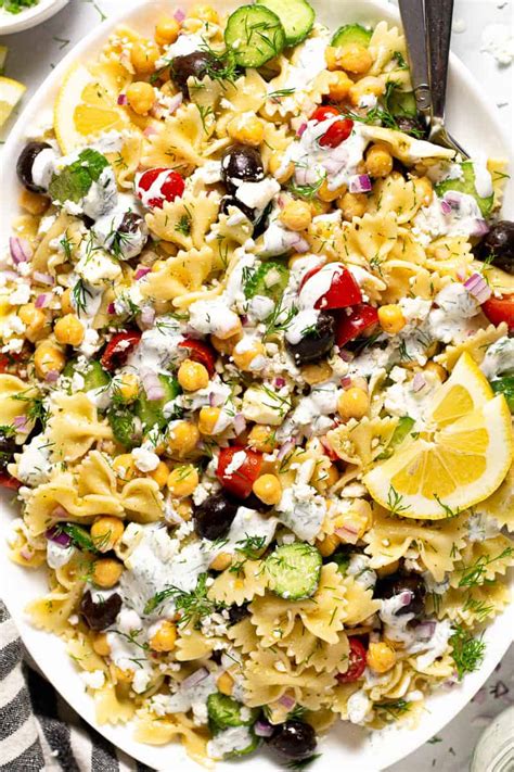 chickpea-pasta-salad-midwest-foodie image