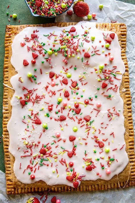 giant-frosted-strawberry-pop-tart-half-baked-harvest image