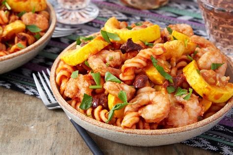 shrimp-fresh-fusilli-pasta-blue-apron image
