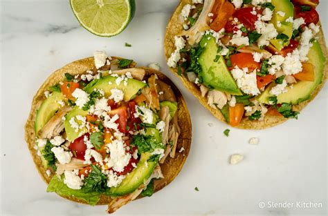 tostadas-with-chicken-slender-kitchen image