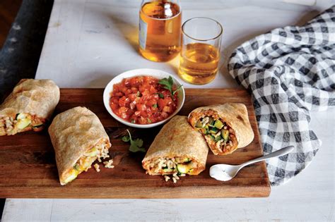 zucchini-and-bean-burritos-recipe-myrecipes image