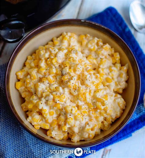crock-pot-creamed-corn-recipe-southern-plate image