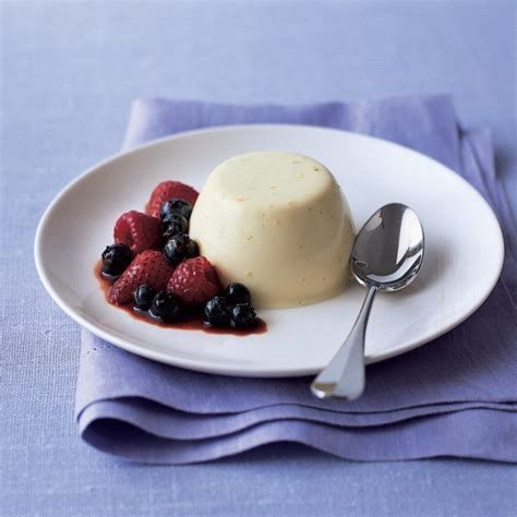 vanilla-panna-cotta-with-balsamic-berries-james-martin image