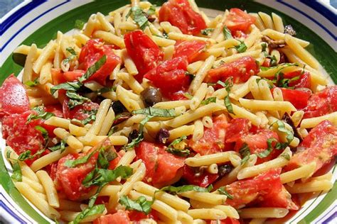 fresh-tomato-pasta-with-lemon-and-olives-two image