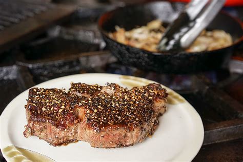 bison-steak-au-poivre-recipe-spice-trekkers image