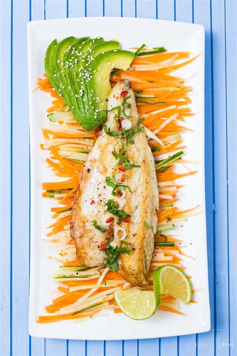 baked-seabass-with-avocado-and-carrot-salad image
