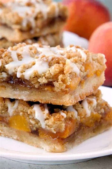 peach-crumb-bars-my-baking-addiction image