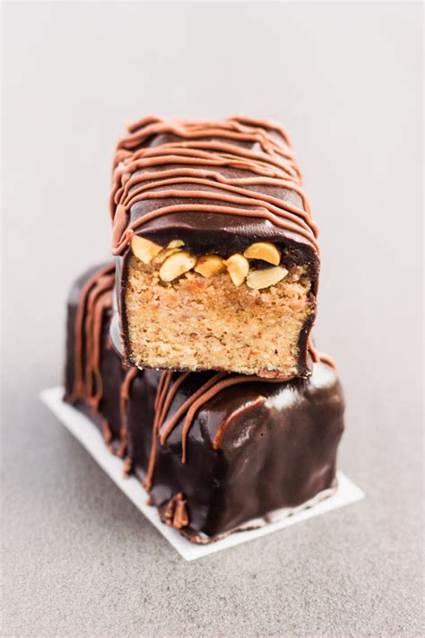 healthy-snickers-protein-bars-homemade-one image