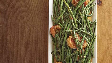 spicy-shrimp-with-ginger-garlic-long-beans-finecooking image