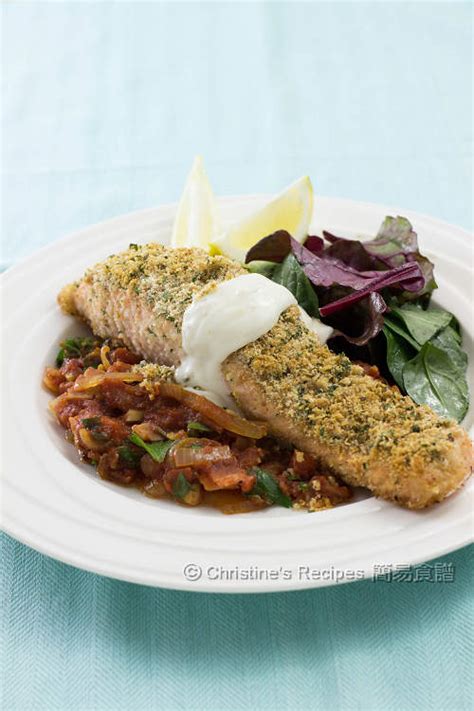baked-salmon-with-herb-crust-christines image