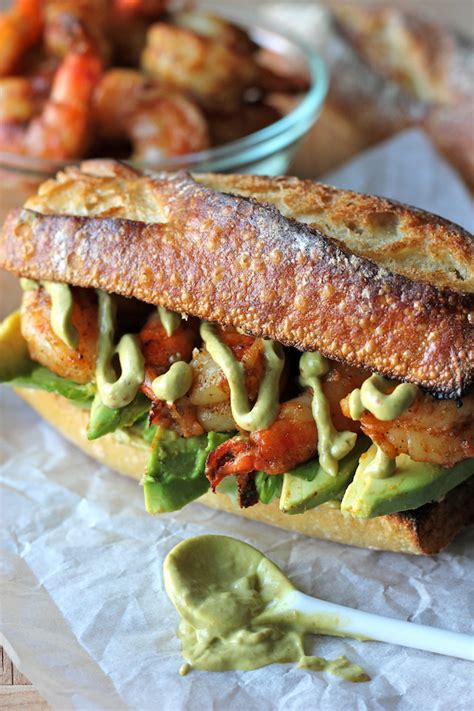 spicy-roasted-shrimp-sandwich-with-chipotle-avocado image