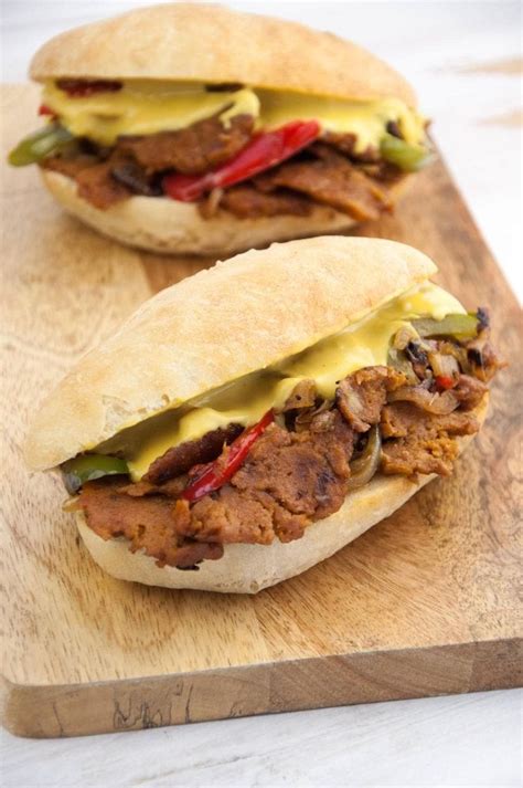 vegan-philly-cheesesteak-sandwiches image