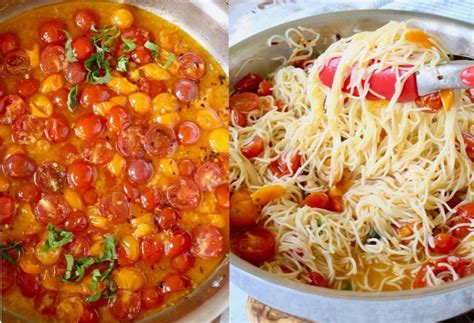 cherry-tomatoes-basil-pasta-recipe-veggie-society image