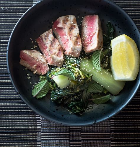 grilled-tuna-with-crunchy-mixed-greens-blogtastic image