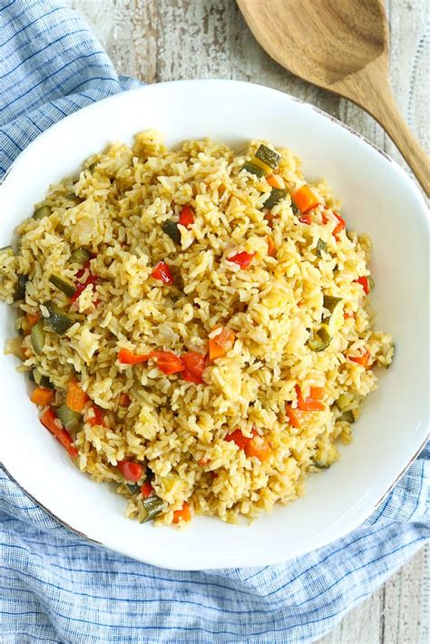 perfect-rice-pilaf-with-vegetables-happy-healthy-mama image