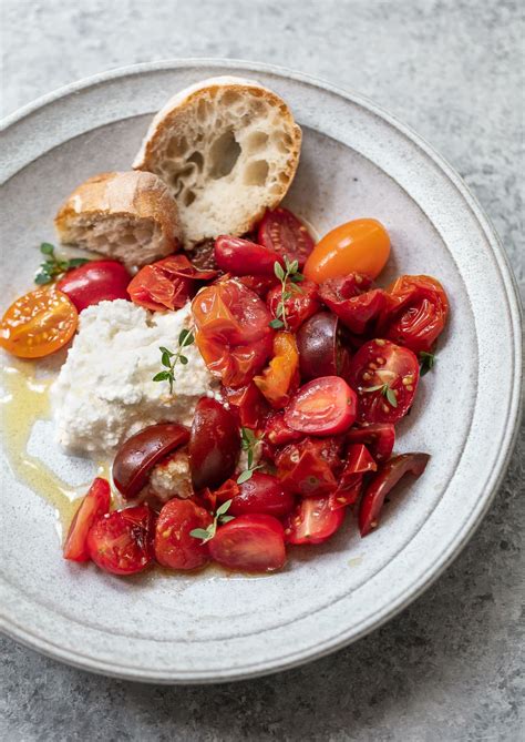 summer-cherry-tomato-salad-raw-and-roasted-familystyle-food image