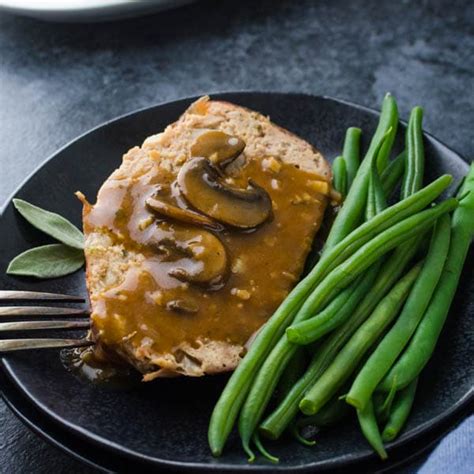 meatloaf-with-mushroom-gravy-garlic-zest image