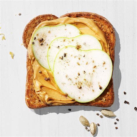 apple-peanut-butter-toast-eatingwell image
