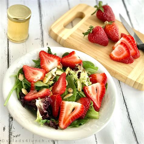 strawberry-almond-salad-with-honey-vinaigrette-salad image