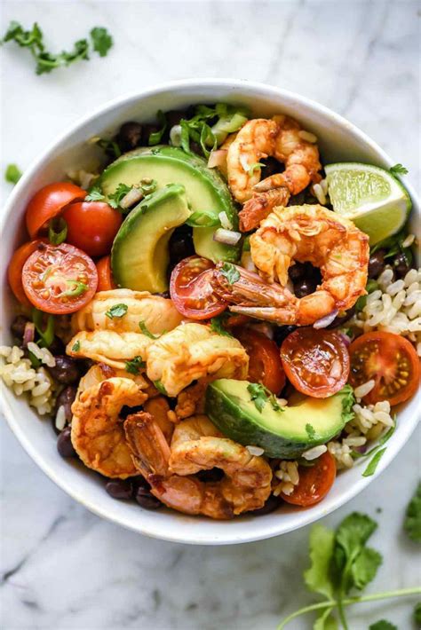 chipotle-lime-shrimp-bowls-easy-shrimp image