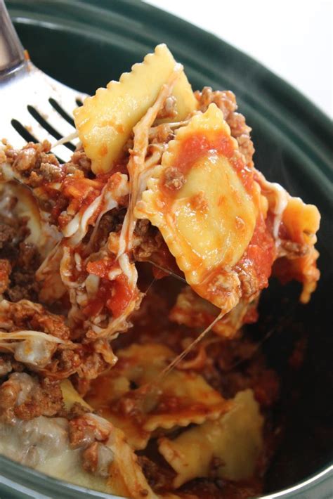 crockpot-lasagna-with-ravioli-moms-cravings image