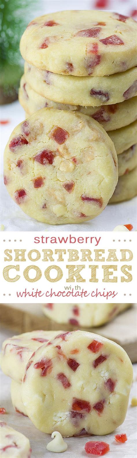 white-chocolate-strawberry-shortbread-cookies image