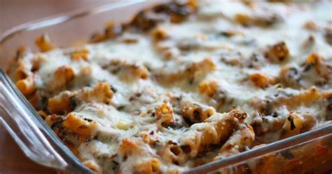 low-fat-baked-ziti-with-spinach-recipe-yummly image