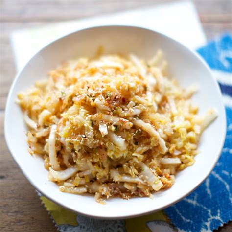 stir-fried-napa-cabbage-with-spicy-garlic-dressing image