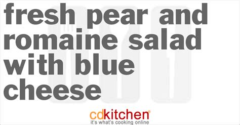 fresh-pear-and-romaine-salad-with-blue-cheese image