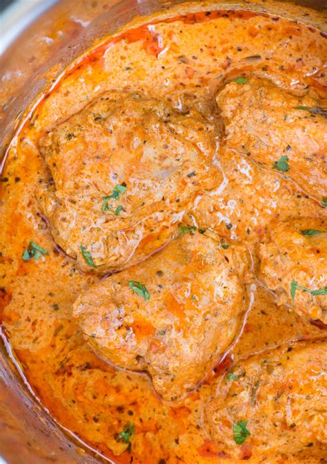 instant-pot-chicken-in-creamy-tomato-sauce-the image